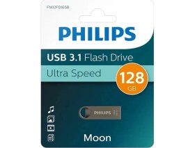 Resim Philips Moon 128GB USB 3.1 Flash Bellek Ultra Hızlı Bağlantı ile Çoklu Cihaz Desteği 