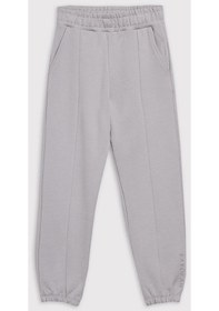 Resim Kids Girl Ön Dikişli Loose Fit Gri Jogger Gri 