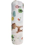 Resim Minicik Geyik Bahçesi Müslin Örtü Tekli 115x115 