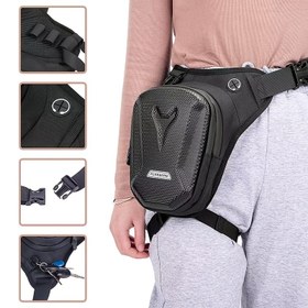 Resim 1 x Siyah Basit Yüksek Kaliteli Hafif Bel Çantası - Seyahat, Yürüyüş, Koşu ve Motosiklet Sürme için Fermuarlı Bölmeleri, Ayarlanabilir Kayışı ve Spandeks Astarı ile Dayanıklı Polyester Bel Çantası - Cadılar Bayramı, Noel, Şükran Günü, Yeni Yıl ve Babalar Günü için mükemmel 