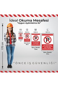 Resim isgtabelam 50x70cm /fosforlu Kompozit/Site Sakinlerine Aittir Park Edilmez Aksi Takdirde Aracınız Çakilebilir 