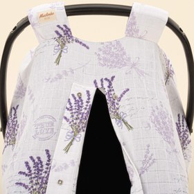 Resim Puset Örtüsü - Tek Taraflı - Lavanta 