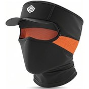 Resim Yaz Sporu İçin Hafif Ve Nefes Alabilir Bisiklet Korsesi, Güneş Koruyucu Şapka İle Birlikte, Siyah Turuncu Renk Seçeneği 