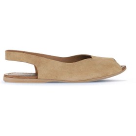 Resim Bueno Shoes Taba Açık Alf Süet Kadın Düz Sandalet 01wa5804 