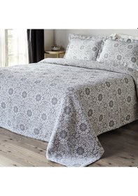 Resim Karaca Home Oriental Çift Kişilik Yatak Örtüsü Set Antrasit Antrasit 