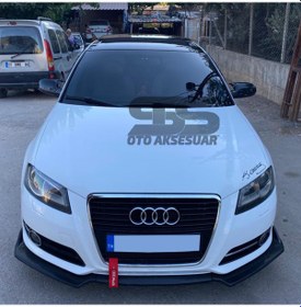 Resim A3 8P Batman Yarasa Ayna Kapağı Piano Black / 2008-2012 (Sts Oto Aksesuar) 