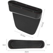 Resim Dancemonkey Cbtx Çok Fonksiyonlu Araç Boşluğu Saklama Kutusu Oto Koltuğu Yarık Saklama Çantası, Sürücü Siyah 