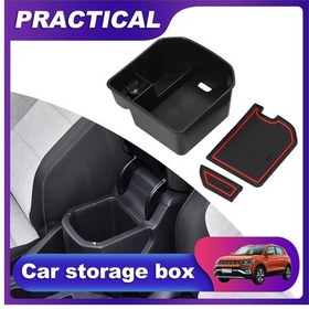 Resim Ximistore9 Vw T-roc 2018-2020 Abs Konsol Kolçak Saklama Kutusu - Kaydırmaz Tabanlı 