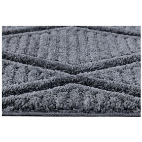 Resim Madu Gri Yumuşak Peluş Shaggy Çocuk Odası Oturma Odası Salon Mutfak Koridor Halısı 1300y Rn11 