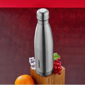 Resim shopwave 500ML KROM ŞİŞE TERMOS PASLANMAZ ÇELİK - KAYDIRMAZ TPR TABAN (5047) 