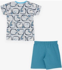 Resim Breeze Girls & Boys Erkek Bebek Pijama Takımı Sevimli Rakun Desenli 9 Ay-3 Yaş, Gri-gri Gri 