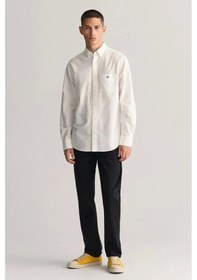Resim Gant Erkek Beyaz Regular Fit Gömlek-14808 