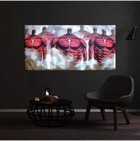 Resim Attack On Titan Çoklu Kanvas Tablo 