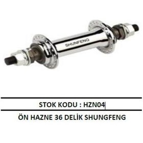 Resim Shunfeng 36 Delikli Biziklet Ön Teker Göbeği Mtb Ön Hazne 