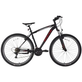 Resim Bisan Leon V Fren 18 - 46 Cm 26 Jant Mat Siyah Kırmızı 21 Vites Dağ Bisikleti Blc Standart 