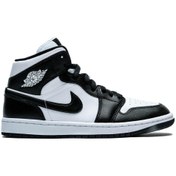 Resim Nike Air Jordan 1 Mid Panda (W)Kadın Spor Ayakkabı 