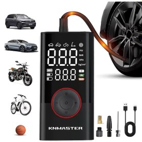 Resim Knmaster Lp200: 150 Psı Dijital Göstergeli Şarjlı Hava Pompası 