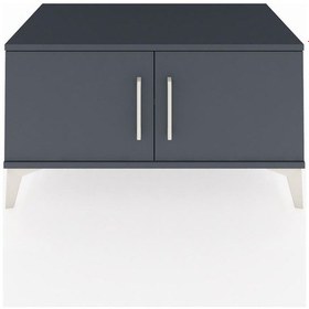 Resim Hyperion Şifonyer Tek Raflı 2 Kapaklı 88x44x48 Antrasit-antrasit Antrasit 