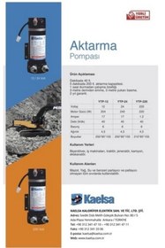 Resim BH Kaelsa Yakıt Transfer Pompası 12 Volt 