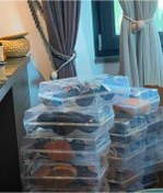 Resim Arsimo 5 Adet Ayakkabı Kutusu Şeffaf Düzenleyici Organizer 