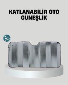 Resim Araba Güneşliği Alüminyum Yansıtıcı Yüzeyle Etkili Isı Koruması 