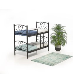 Resim Ejder Metal Ranza 90X190 Genç Çocuk Yatak Odası Metal Ranza ve Karyola (Yataksız) E 