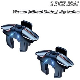 Resim Js61-type 1-m41 6 Parmak Cep Telefonu Oyun Denetleyicisi İçin Pubg Fps Amaç Çekim Tetikleyici Iphone Uyumlu Samsung Xiaomi Huawei Oyun Aksesuarları 