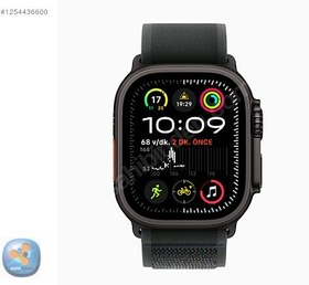 Resim Apple Watch Ultra 2 49mm Black Trail Loop Sıfır + applekutusu 