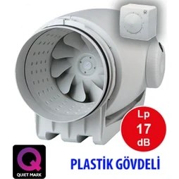 Resim Soler&palau TD-350/125 Silent Susturuculu Kanal Tipi Fan - 380 M3/h ( Hız Anahtarı Dahil) 