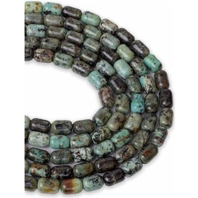Resim 9 x 6 MM Afrika Turkuaz Taşı Dizi 