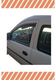 Resim Opel Combo C 2001-2011 Modellerine Özel 2'li Mügen Tip Cam Rüzgarlığı 
