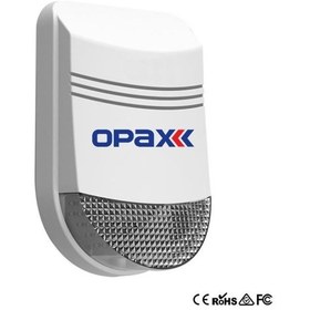 Resim Opax-2545 Pstn Panel & Bgr-10 Kablolu Sirenli Full Alarm Seti 