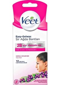 Resim Veet Normal Ciltler İçin Yüze Ağda Bandı 12'li 