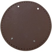 Resim Çanta Tabanı Yuvarlak 25 cm Kahverengi 