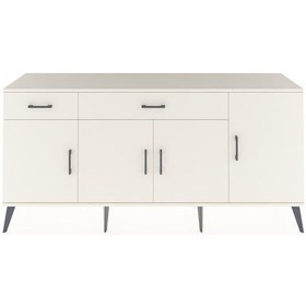 Resim Hyperion Konsol 5 Raflı 2 Çekmeceli 4 Kapaklı 176x44x83 Aytaşı-aytaşı Aytası 