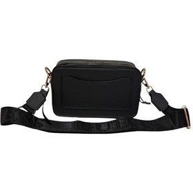 Resim Valens Çanta Valens Deri Kutu Clutch Model El Çantası Siyah - Altın 