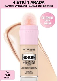 Resim Maybelline new york instant perfector glow 4 etki 1 arada fondöten- 00 fair light 20 ml 