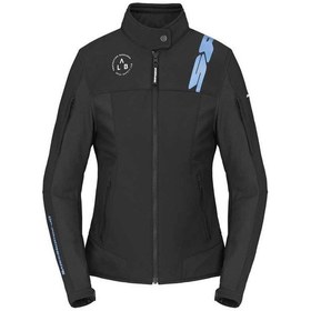 Resim Spıdı Corsa Tex Lady Spor Kadın Ceket Siyah Mavi 