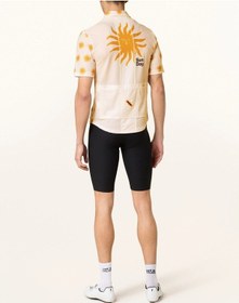 Resim Cafe Du Cycliste Claudıne U Unisex Bisiklet Forması Ekru Diğer 
