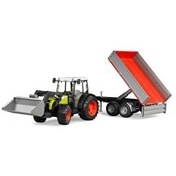 Resim Bruder Claas Nectis 267F Traktör ve Römork 