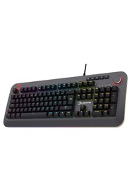 Resim Gamepower Starscream RGB Mavi Switch Türkçe Q Optik Mekanik Su Geçirmez Oyuncu Klavyesi 