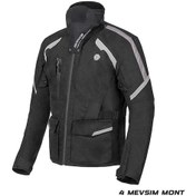 Resim Motosiklet Montu 4 Mevsim Yüksek Kalite Touring Ve Enduro Oxford 600-d Dayanıklı Kumaş Motor Mont 