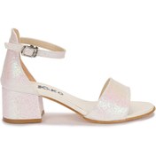 Resim Kiko Kids Kiko 769 Kum Simli Günlük Kız Çocuk 3 Cm Topuk Sandalet Ayakkabı 