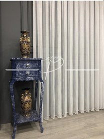 Resim Tül Perde Brillant Marka Fenolli Desen 3 Sıra Sık Dokulu Armür 