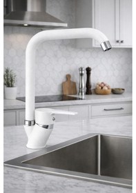 Resim Full 4'lü Set Beyaz Banyo Lavabo Mutfak Ve Robot Duş Seti Diğer 