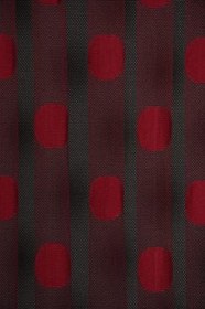 Resim PUANLI ÇİFT RENK BORDO İP PERDE HAZIR DÜĞMELERİ DİKİLMİŞ İP PERDE 300 * 270 cm 