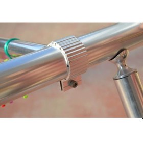 Resim Balkon Çamaşırlık-Alüminyum Çamaşırlık-Çamaşır Kurutma Askısı Gümüş 