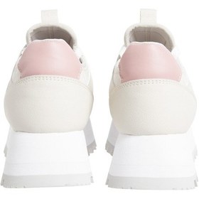 Resim Calvin Klein Runner Low Laceup Mıx Nbs Krem Kadın Sneaker Bej 