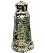 Resim Deniz Feneri Akvaryum Dekoru 19 CM Çok Renkli 