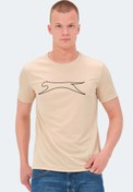 Resim Slazenger NELLE IN Erkek Tişört Bej 